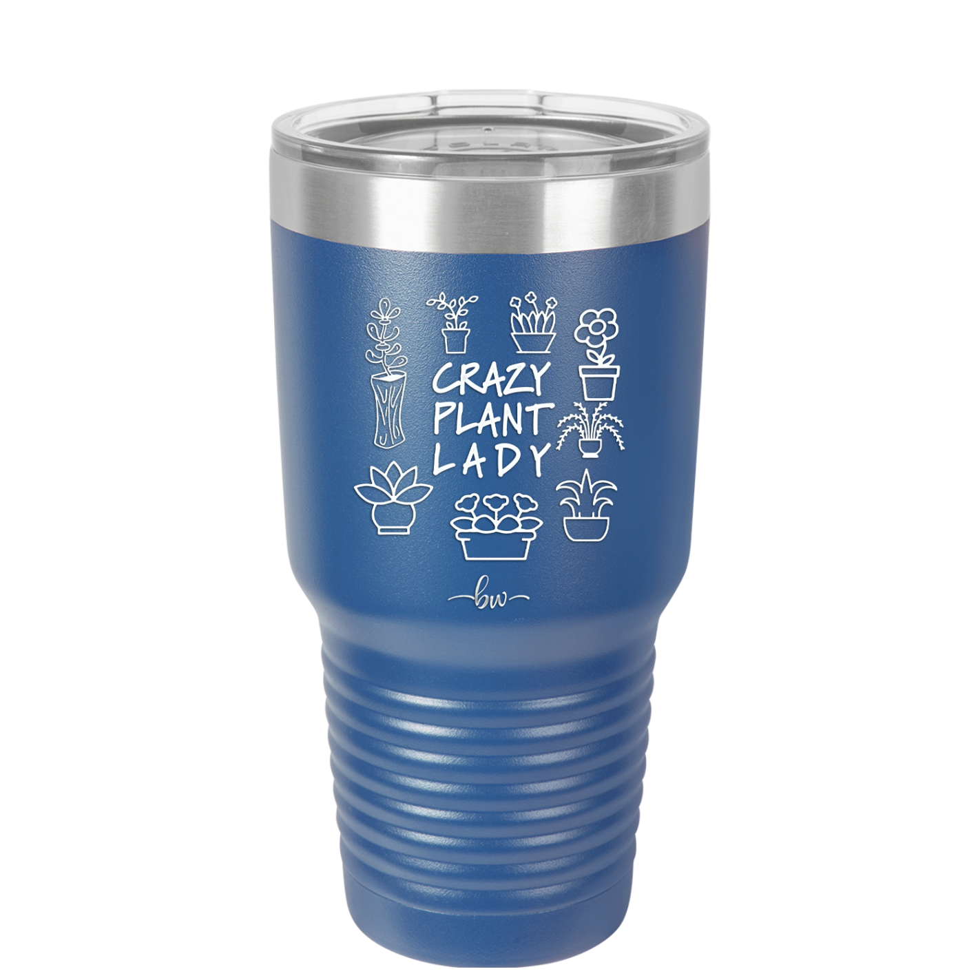 Crazy Plant Lady - Laser Engraved Stainless Steel Drinkware - 2060 -