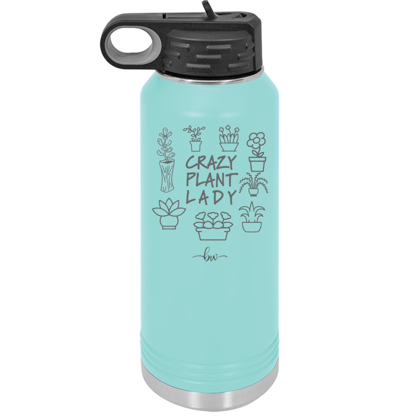 Crazy Plant Lady - Laser Engraved Stainless Steel Drinkware - 2060 -