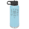 Crazy Plant Lady - Laser Engraved Stainless Steel Drinkware - 2060 -