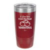 I Love You From My Head Tomatoes - Laser Engraved Stainless Steel Drinkware - 2073 -