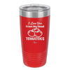 I Love You From My Head Tomatoes - Laser Engraved Stainless Steel Drinkware - 2073 -
