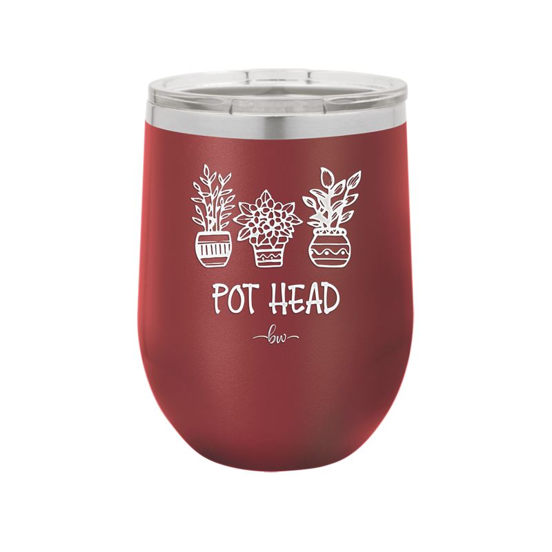 Pot Head - Laser Engraved Stainless Steel Drinkware - 2074 -