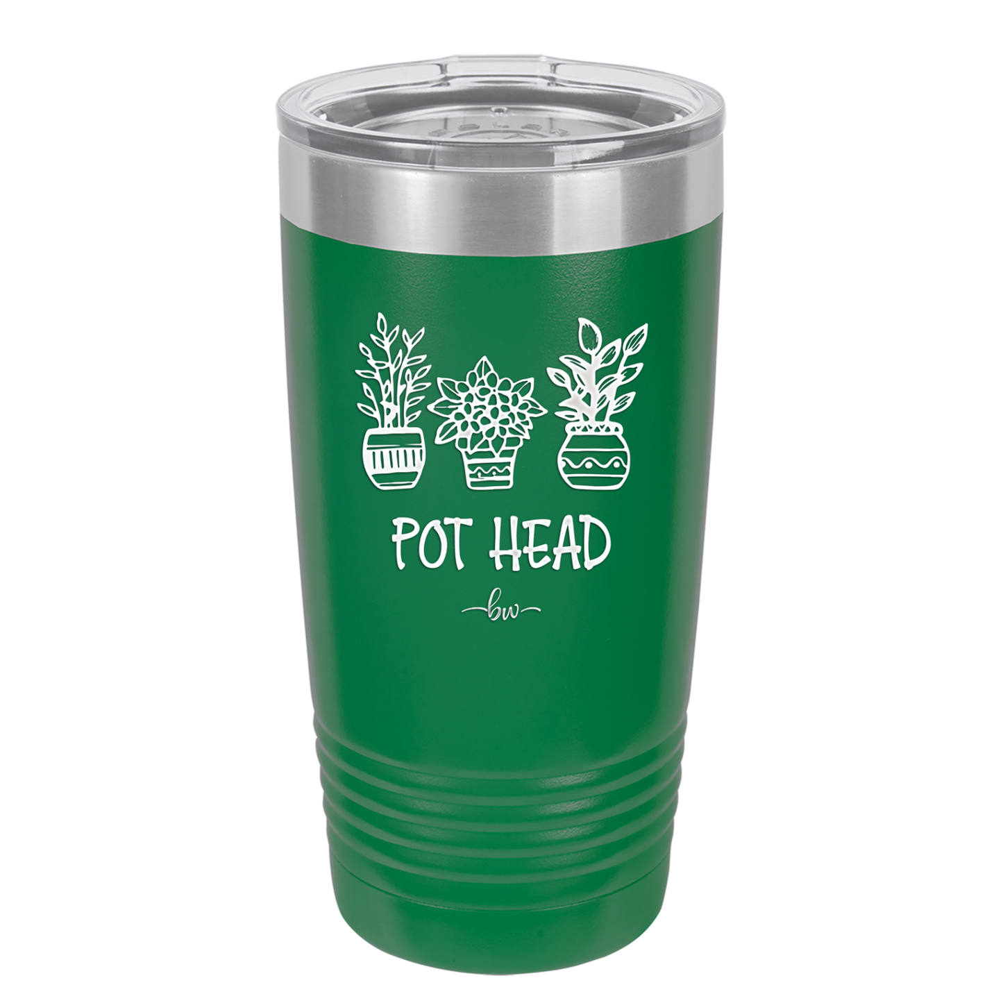 Pot Head - Laser Engraved Stainless Steel Drinkware - 2074 -