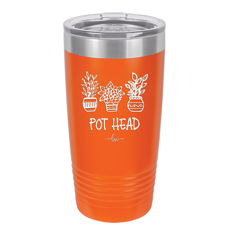 Pot Head - Laser Engraved Stainless Steel Drinkware - 2074 -