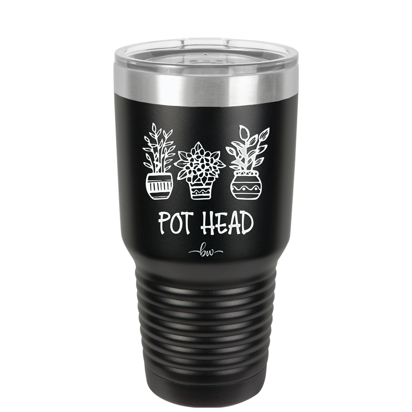 Pot Head - Laser Engraved Stainless Steel Drinkware - 2074 -