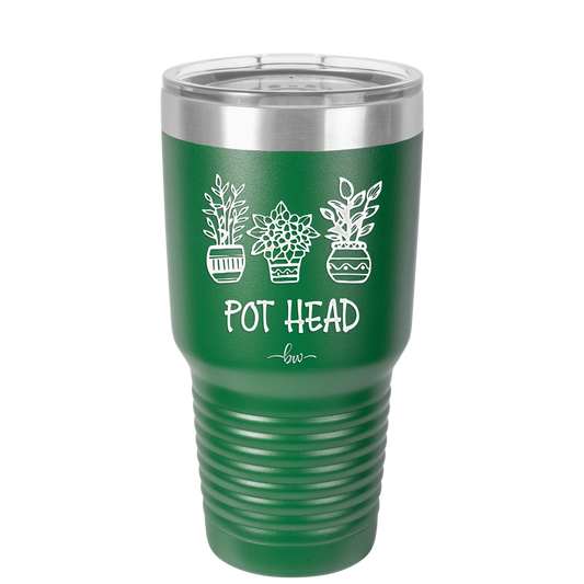 Pot Head - Laser Engraved Stainless Steel Drinkware - 2074 -