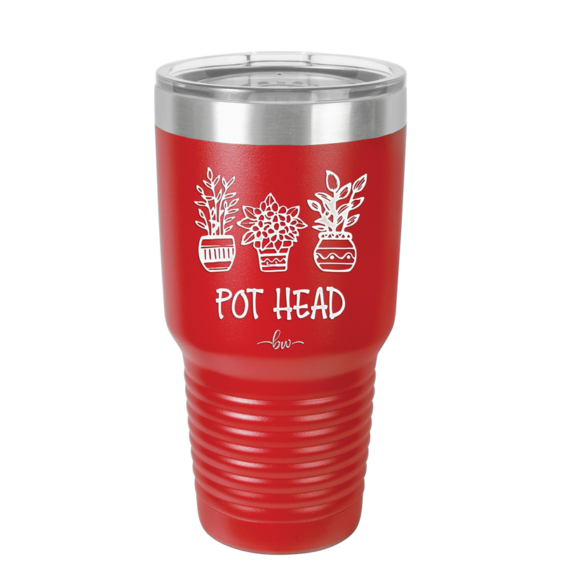 Pot Head - Laser Engraved Stainless Steel Drinkware - 2074 -