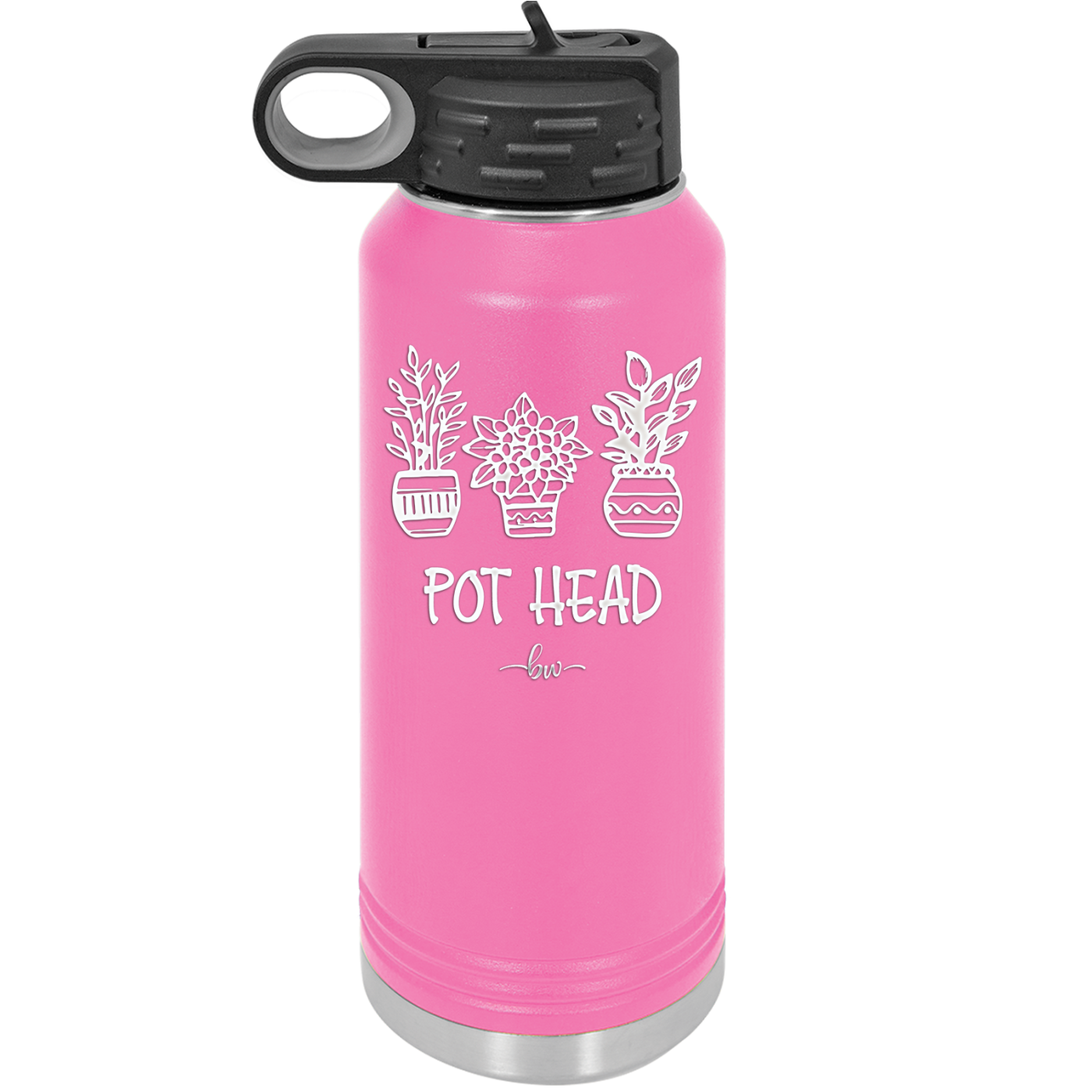 Pot Head - Laser Engraved Stainless Steel Drinkware - 2074 -