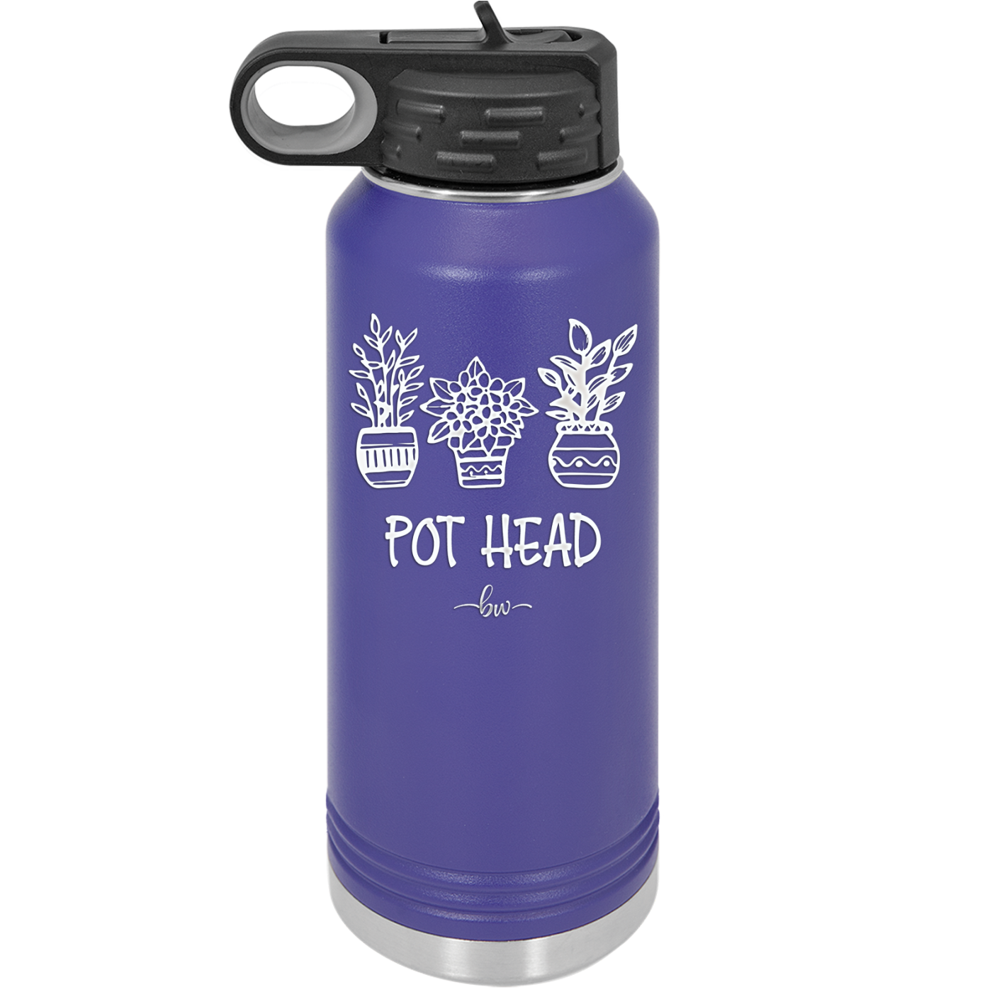 Pot Head - Laser Engraved Stainless Steel Drinkware - 2074 -