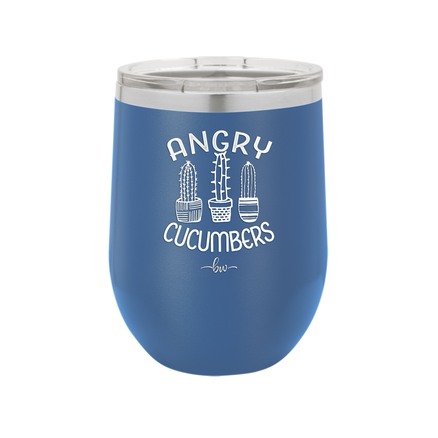 Angry Cucumbers - Laser Engraved Stainless Steel Drinkware - 2079 -