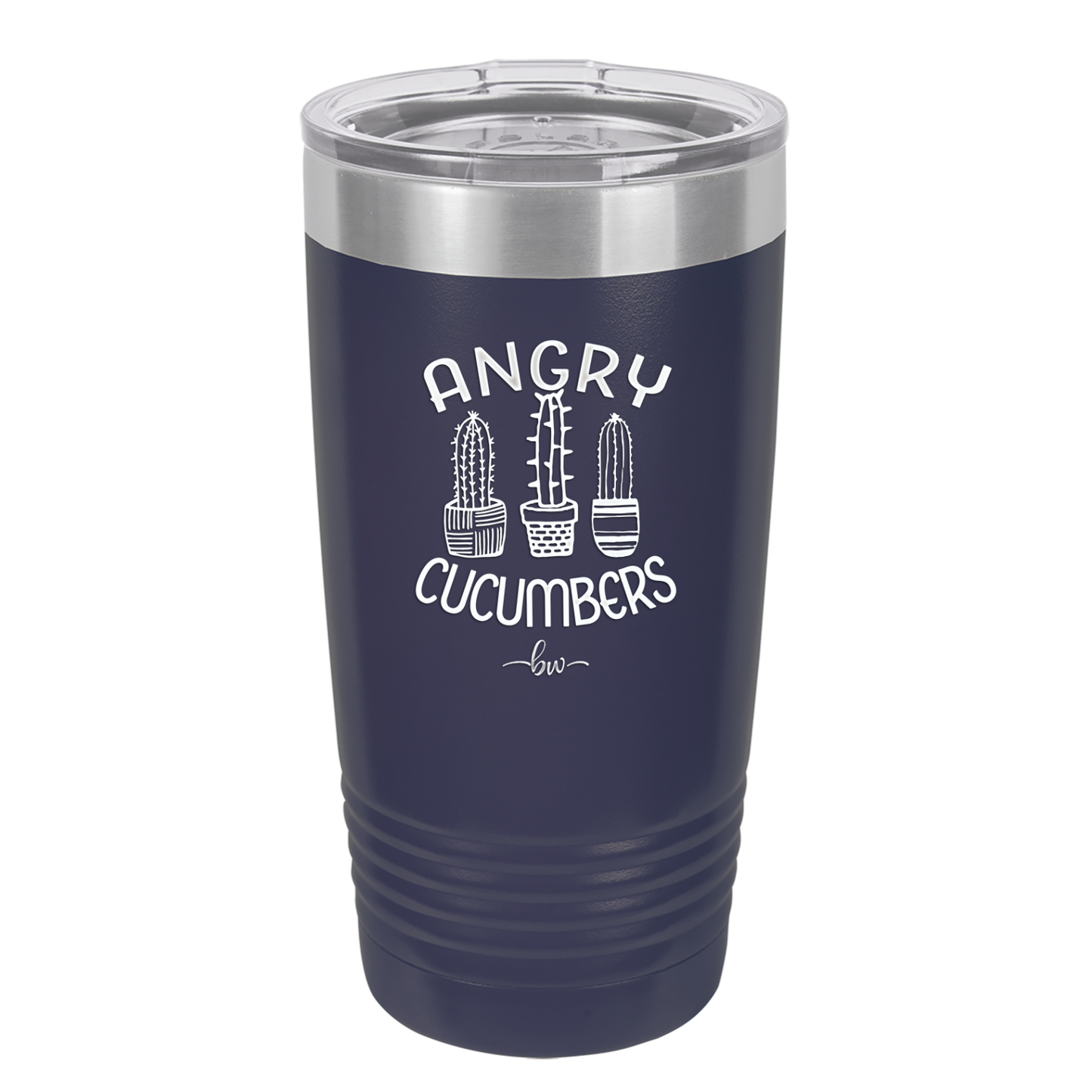 Angry Cucumbers - Laser Engraved Stainless Steel Drinkware - 2079 -