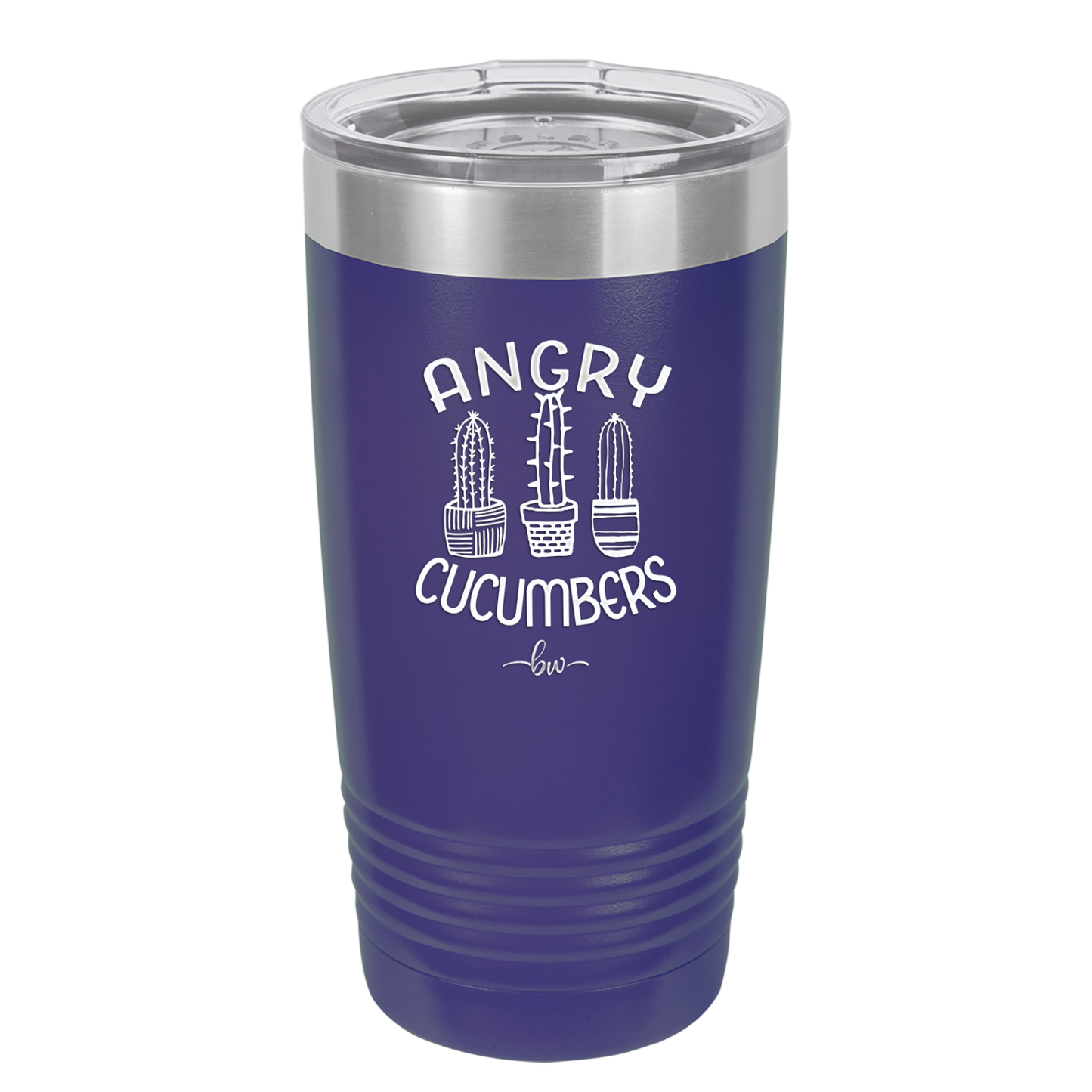 Angry Cucumbers - Laser Engraved Stainless Steel Drinkware - 2079 -