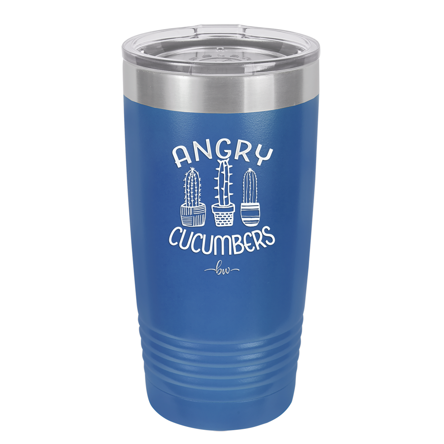 Angry Cucumbers - Laser Engraved Stainless Steel Drinkware - 2079 -