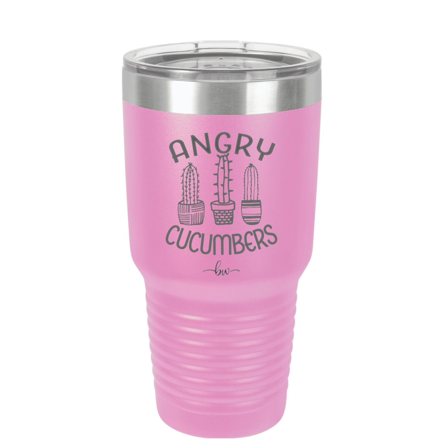 Angry Cucumbers - Laser Engraved Stainless Steel Drinkware - 2079 -