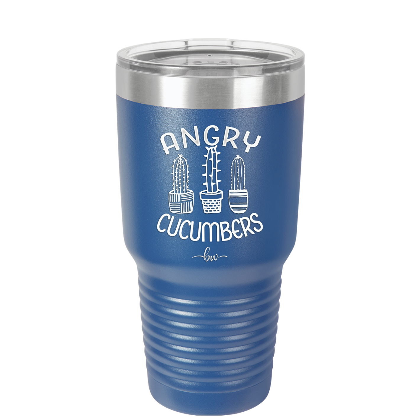 Angry Cucumbers - Laser Engraved Stainless Steel Drinkware - 2079 -
