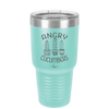 Angry Cucumbers - Laser Engraved Stainless Steel Drinkware - 2079 -