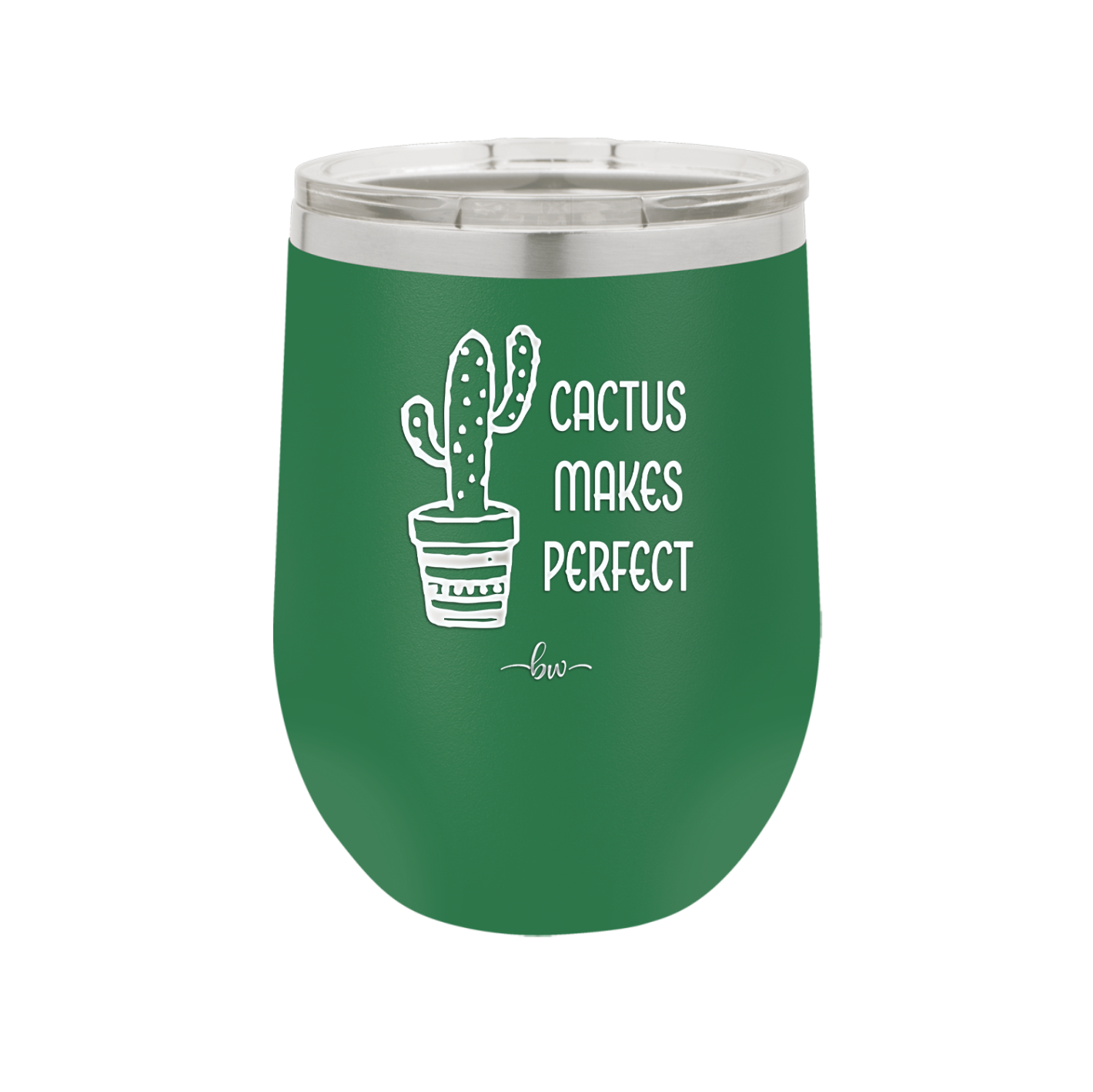 Cactus Makes Perfect - Laser Engraved Stainless Steel Drinkware - 2080 -