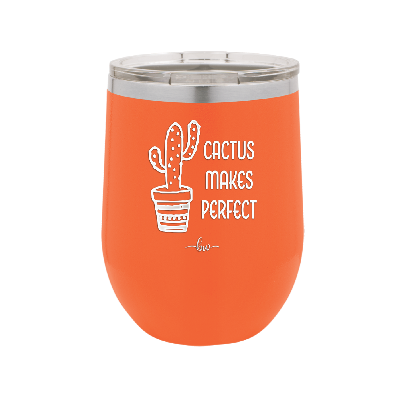 Cactus Makes Perfect - Laser Engraved Stainless Steel Drinkware - 2080 -