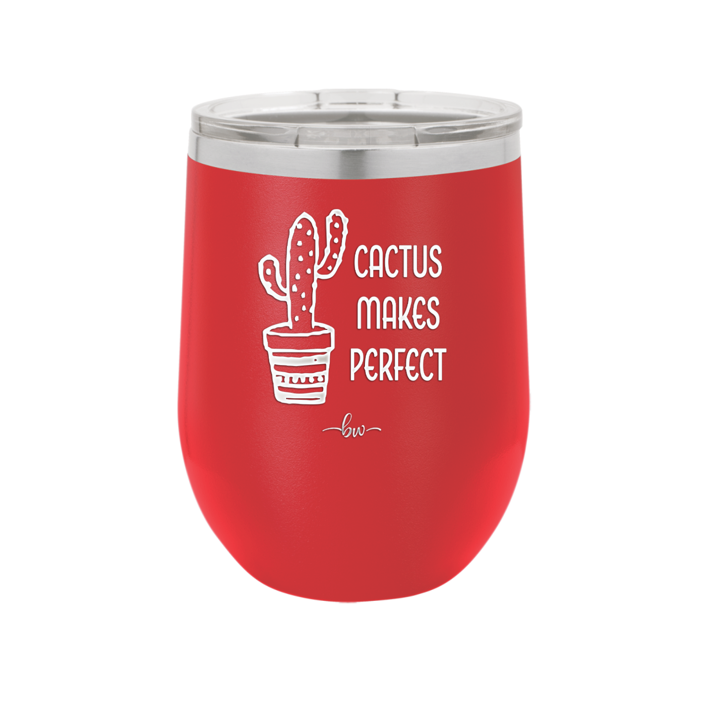 Cactus Makes Perfect - Laser Engraved Stainless Steel Drinkware - 2080 -