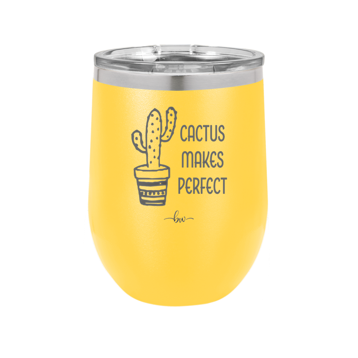 Cactus Makes Perfect - Laser Engraved Stainless Steel Drinkware - 2080 -