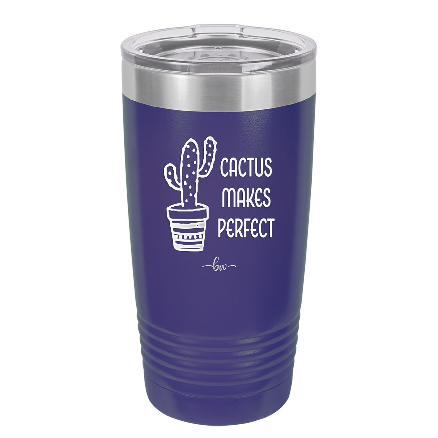 Cactus Makes Perfect - Laser Engraved Stainless Steel Drinkware - 2080 -