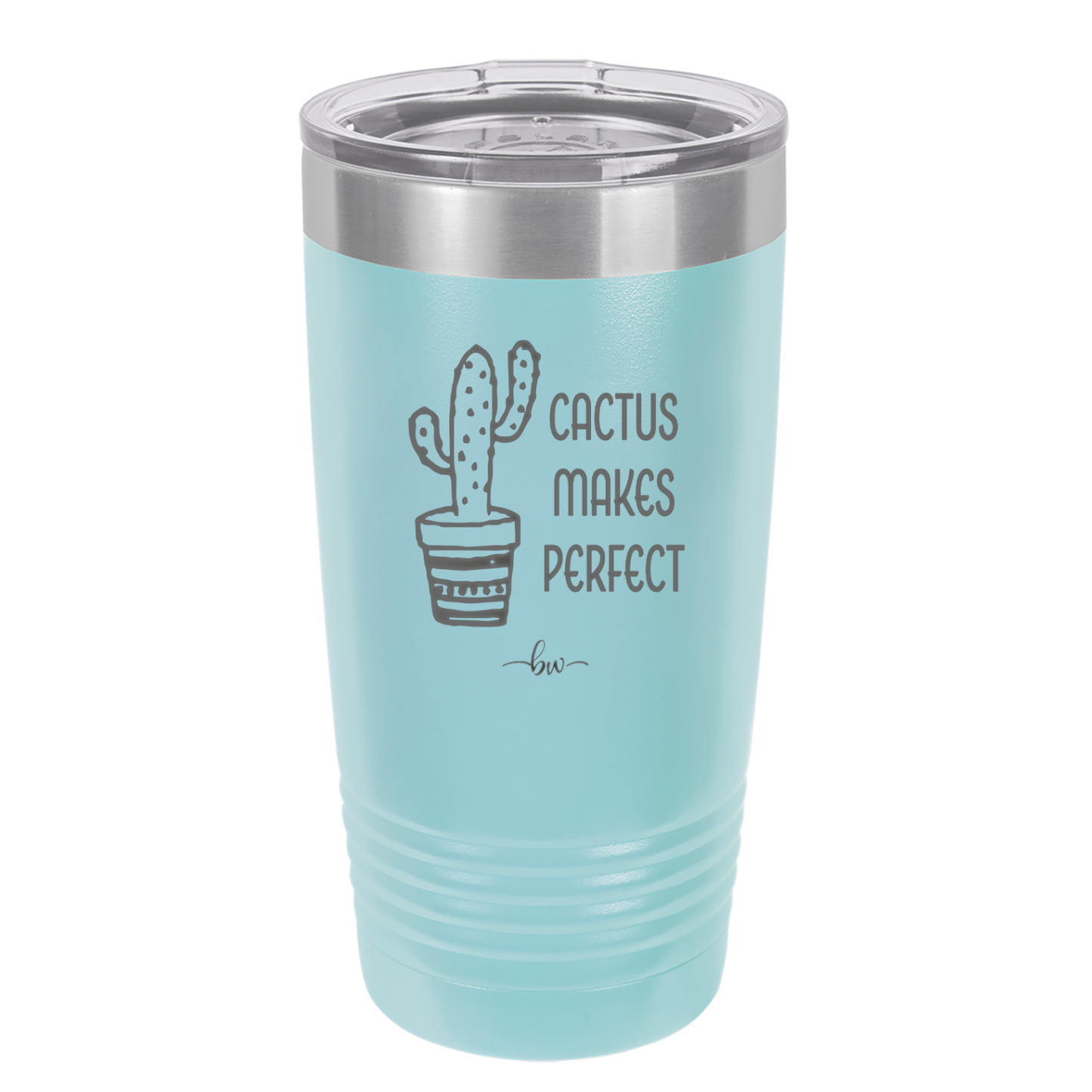 Cactus Makes Perfect - Laser Engraved Stainless Steel Drinkware - 2080 -