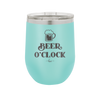 Beer O'Clock - Laser Engraved Stainless Steel Drinkware - 2098 -