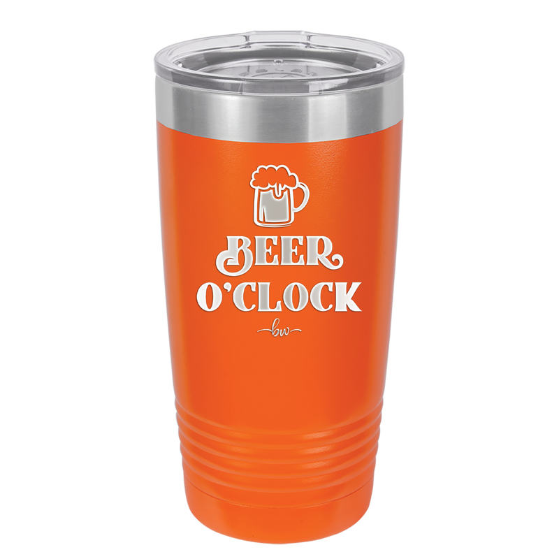 Beer O'Clock - Laser Engraved Stainless Steel Drinkware - 2098 -