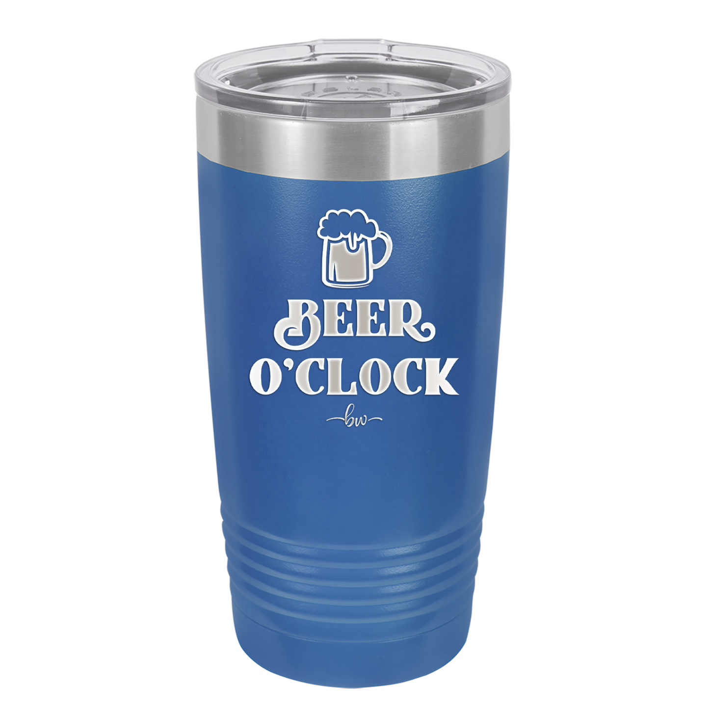 Beer O'Clock - Laser Engraved Stainless Steel Drinkware - 2098 -