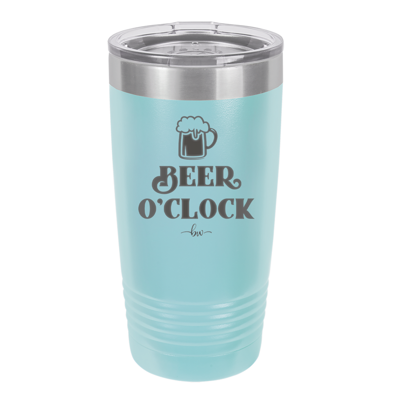 Beer O'Clock - Laser Engraved Stainless Steel Drinkware - 2098 -