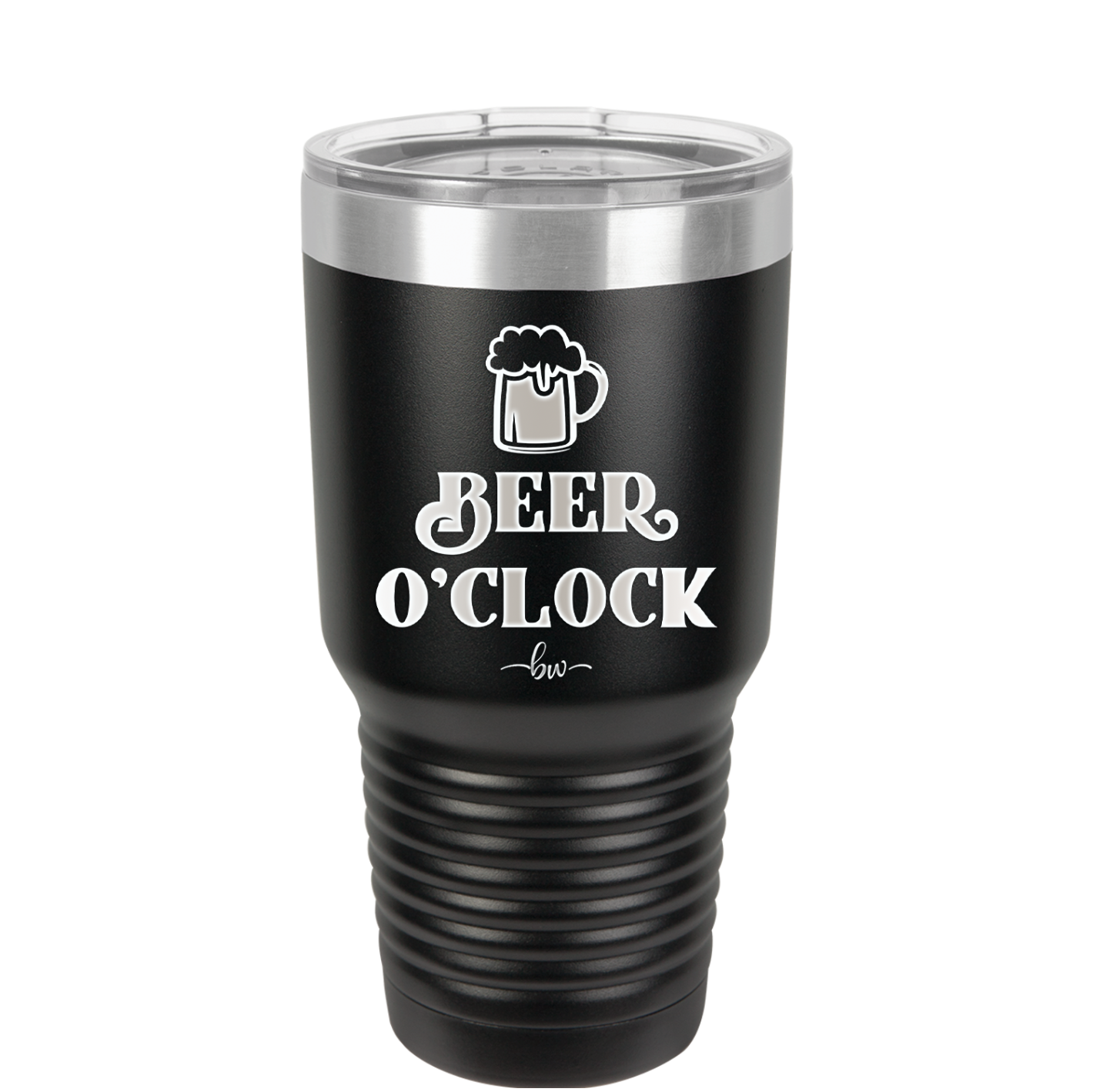 Beer O'Clock - Laser Engraved Stainless Steel Drinkware - 2098 -