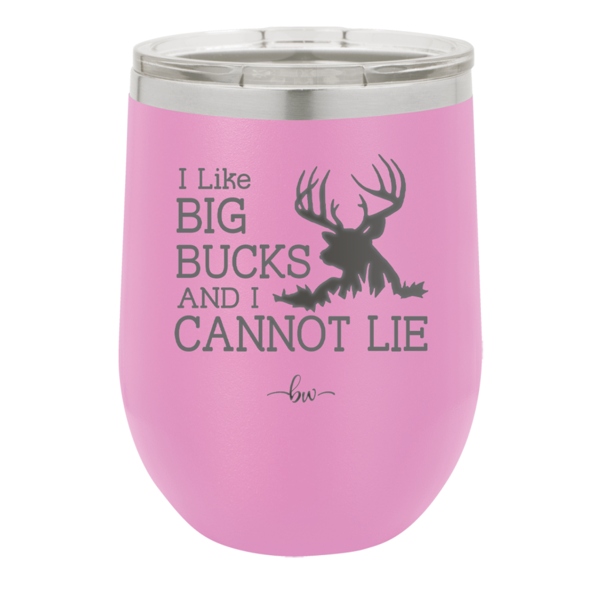 I Like Big Bucks and I Cannot Lie - Laser Engraved Stainless Steel Drinkware - 2103 -