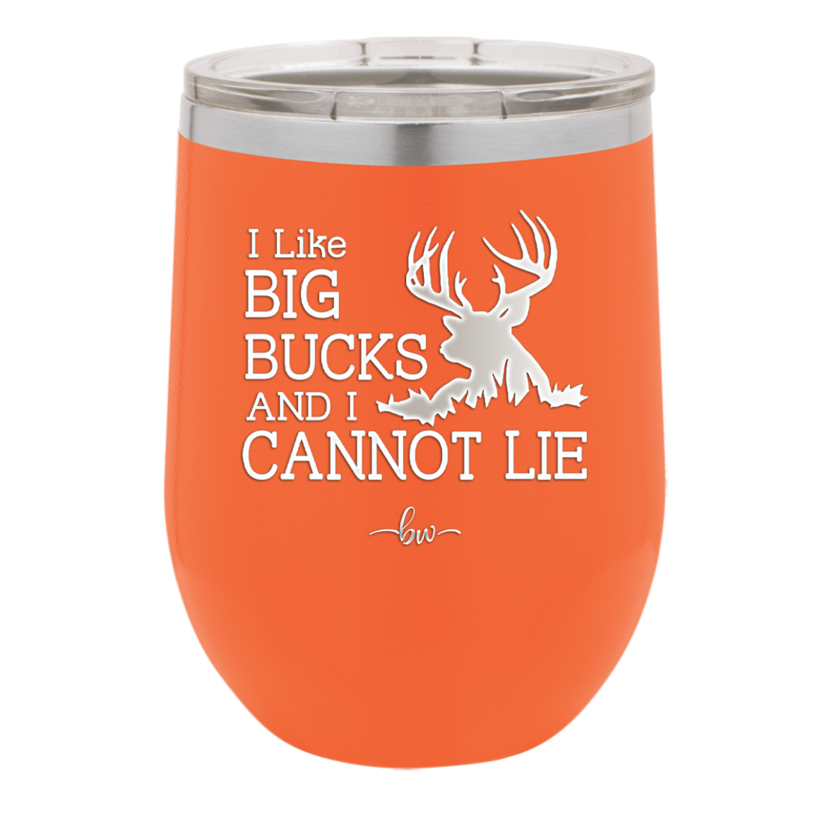 I Like Big Bucks and I Cannot Lie - Laser Engraved Stainless Steel Drinkware - 2103 -