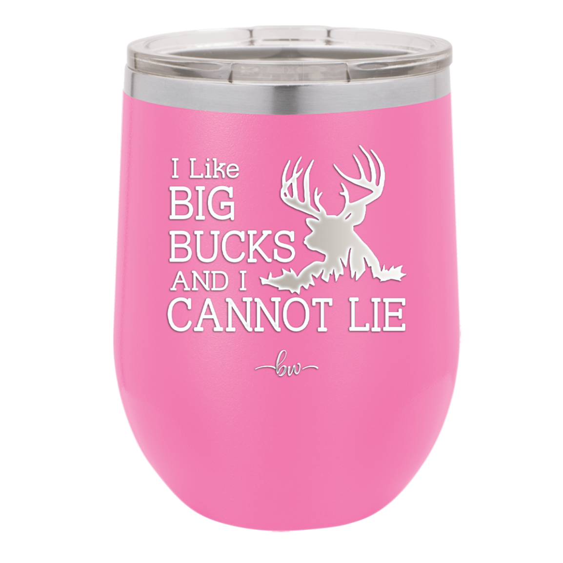 I Like Big Bucks and I Cannot Lie - Laser Engraved Stainless Steel Drinkware - 2103 -