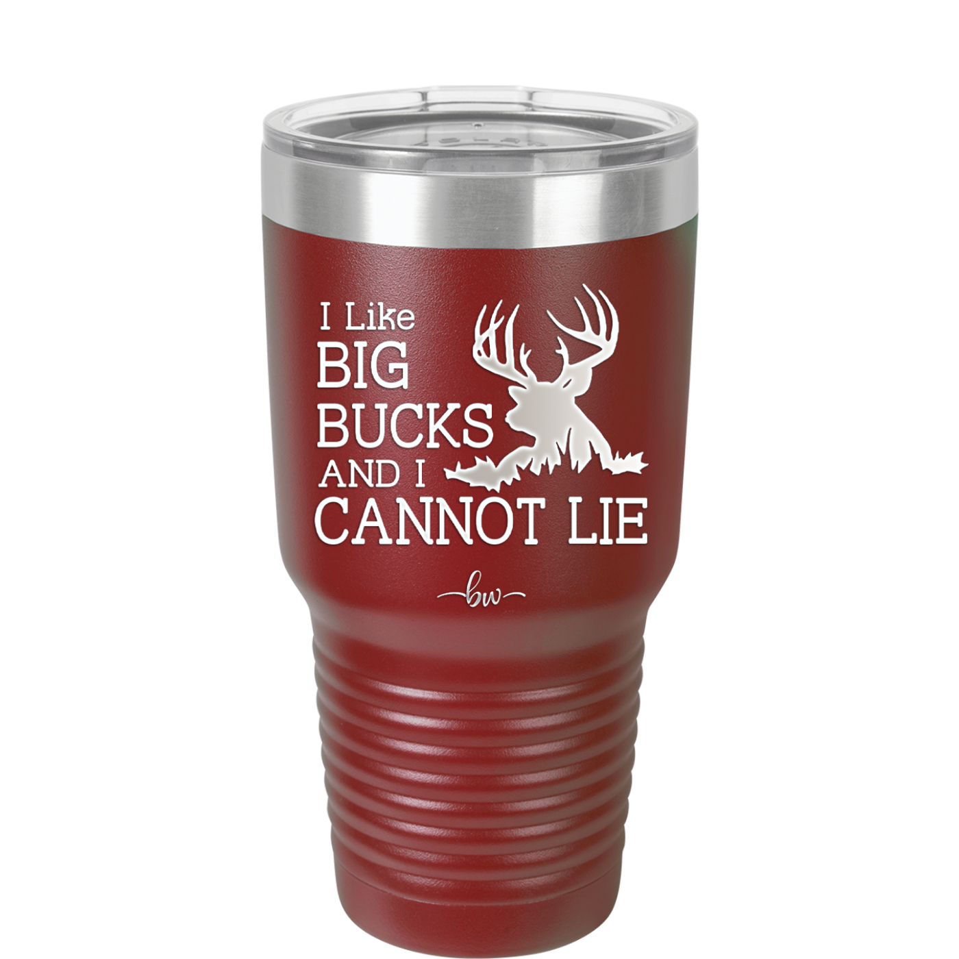 I Like Big Bucks and I Cannot Lie - Laser Engraved Stainless Steel Drinkware - 2103 -