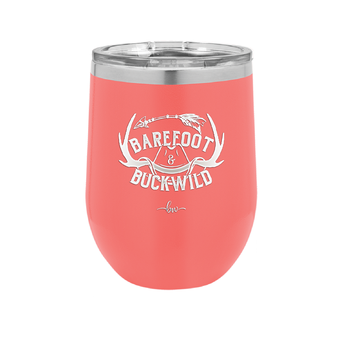 Barefoot and Buckwild - Laser Engraved Stainless Steel Drinkware - 2104 -