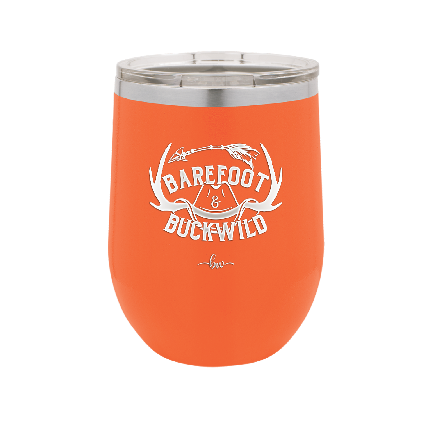 Barefoot and Buckwild - Laser Engraved Stainless Steel Drinkware - 2104 -
