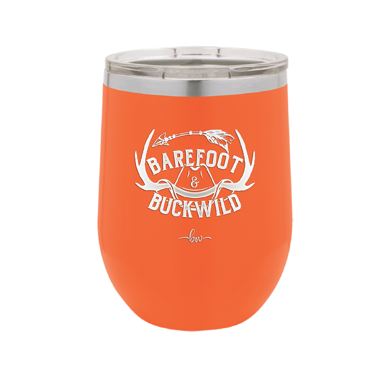 Barefoot and Buckwild - Laser Engraved Stainless Steel Drinkware - 2104 -