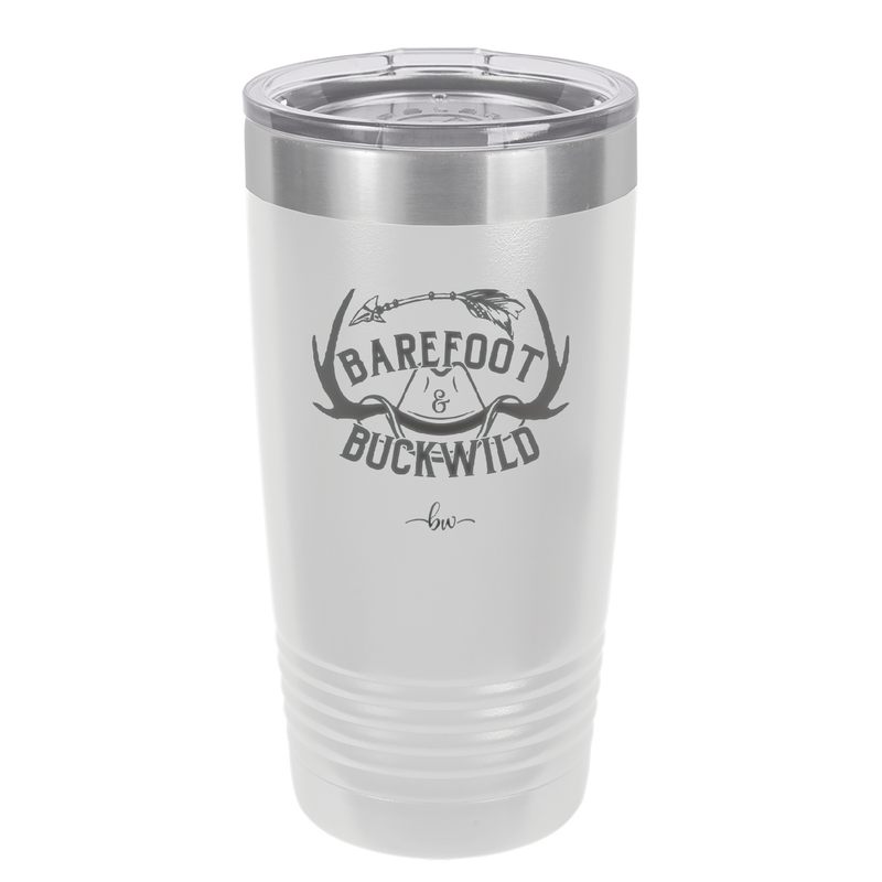 Barefoot and Buckwild - Laser Engraved Stainless Steel Drinkware - 2104 -
