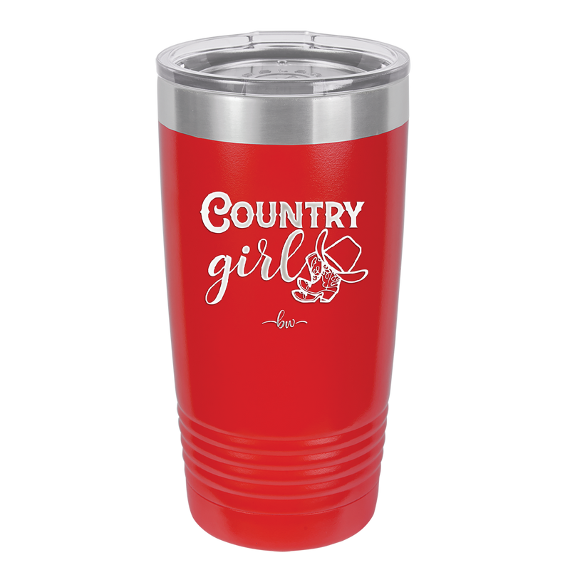 Country Girl - Laser Engraved Stainless Steel Drinkware - 2106 -