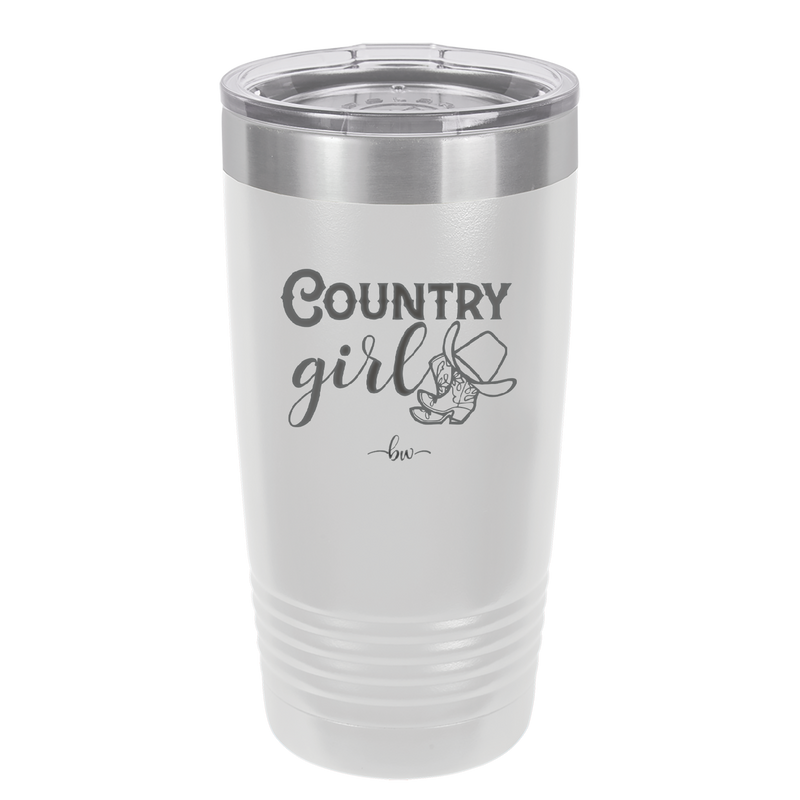 Country Girl - Laser Engraved Stainless Steel Drinkware - 2106 -