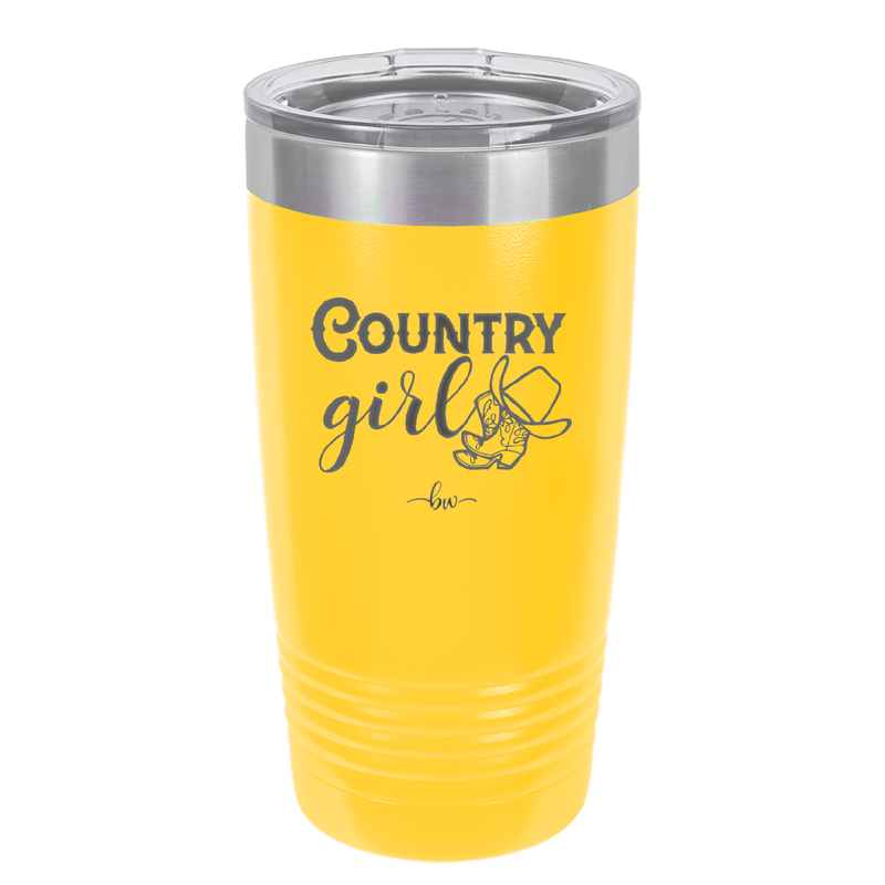 Country Girl - Laser Engraved Stainless Steel Drinkware - 2106 -