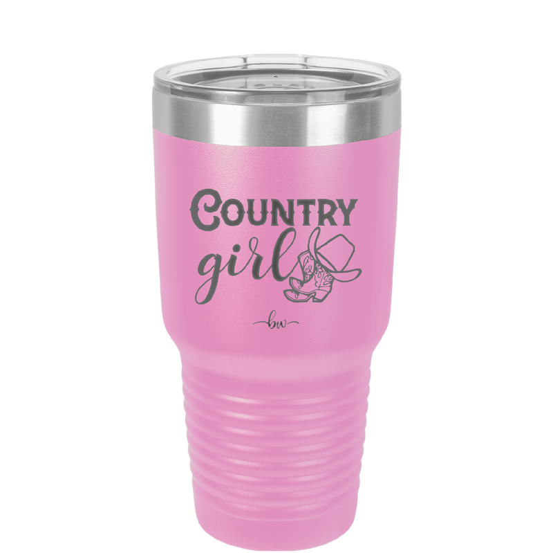 Country Girl - Laser Engraved Stainless Steel Drinkware - 2106 -