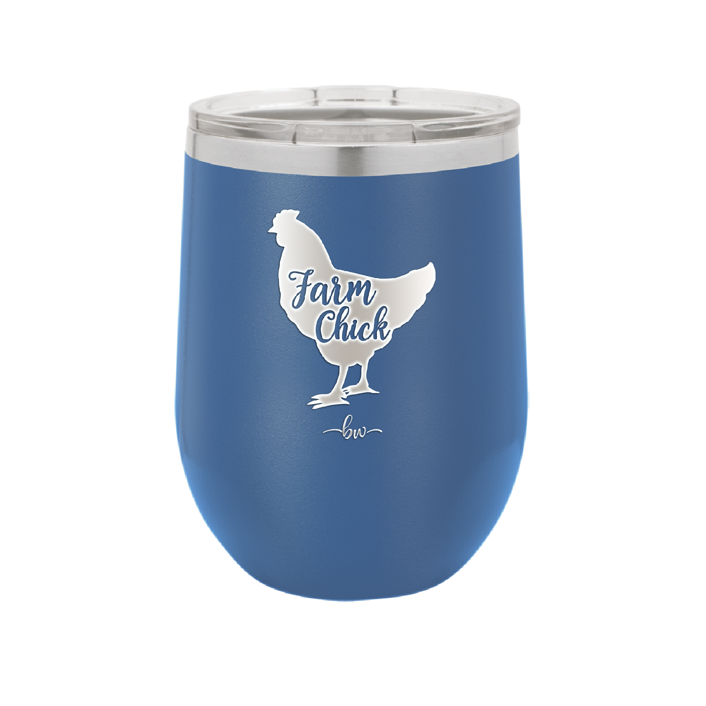 Farm Chick - Laser Engraved Stainless Steel Drinkware - 2107 -