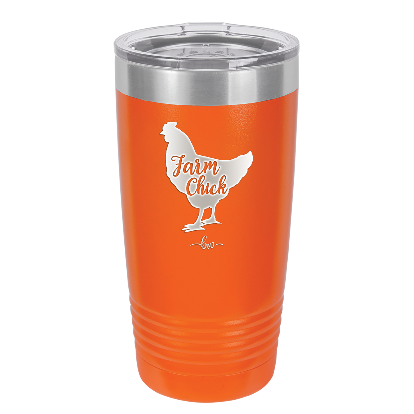 Farm Chick - Laser Engraved Stainless Steel Drinkware - 2107 -