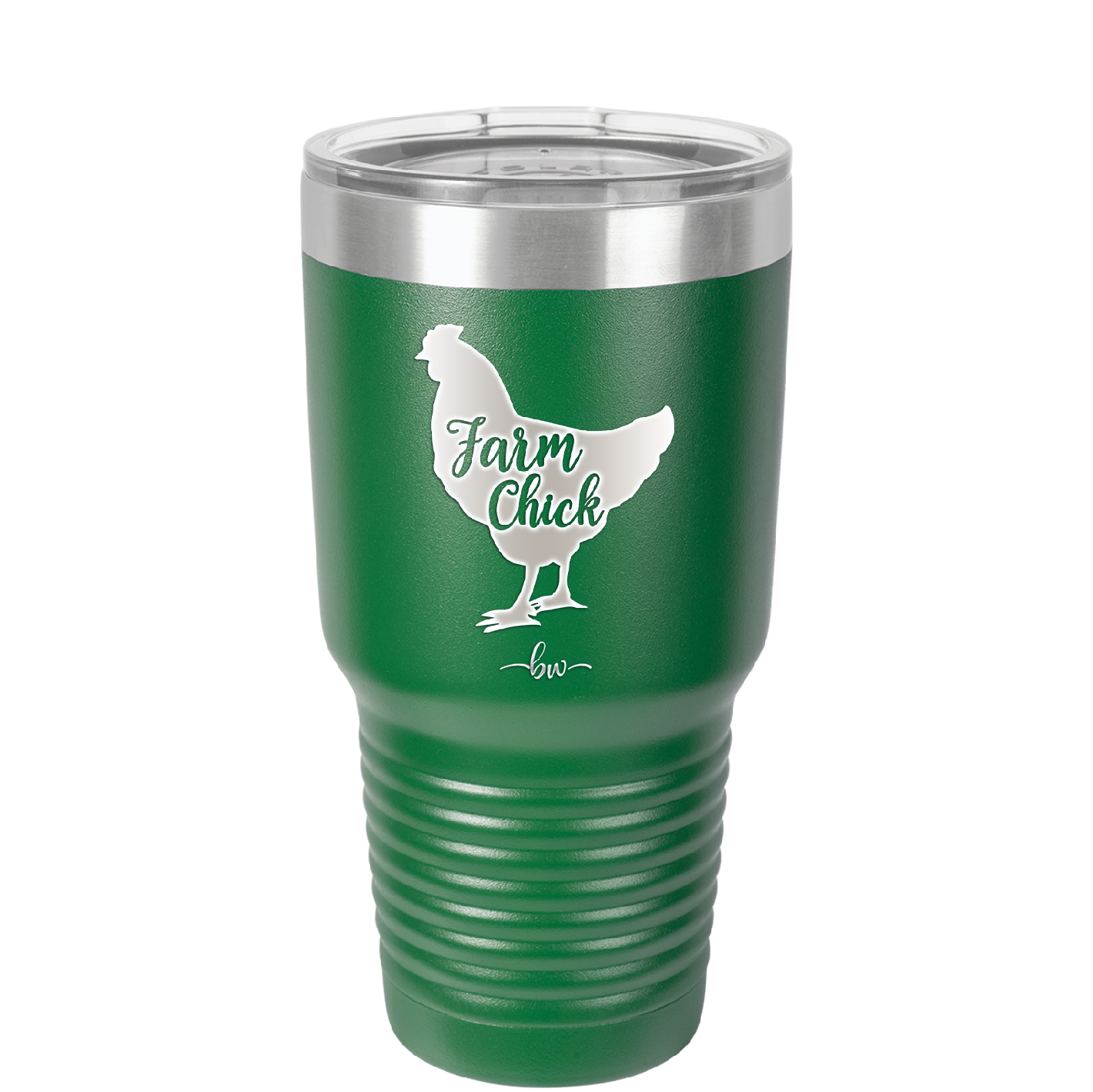 Farm Chick - Laser Engraved Stainless Steel Drinkware - 2107 -