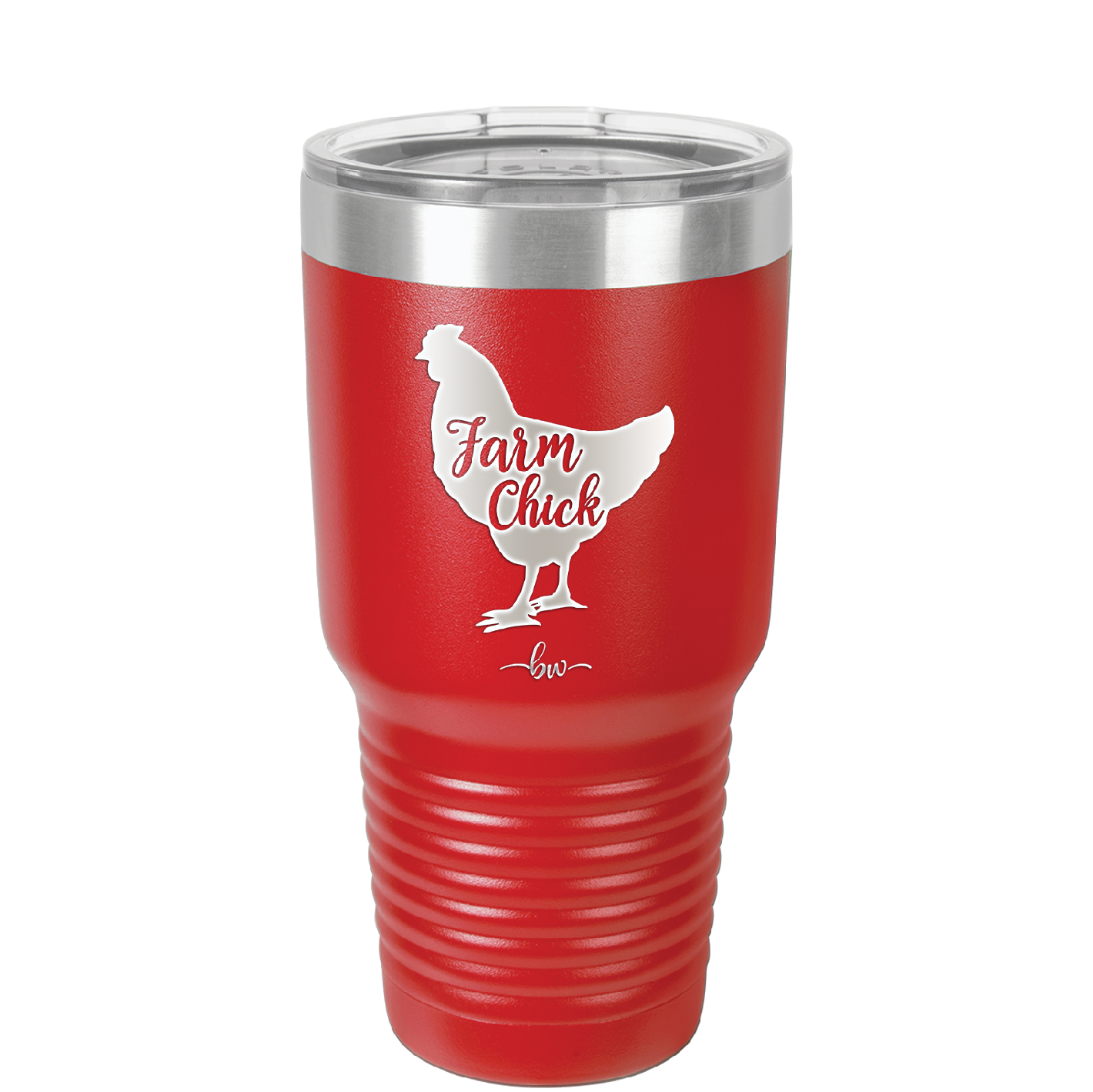 Farm Chick - Laser Engraved Stainless Steel Drinkware - 2107 -