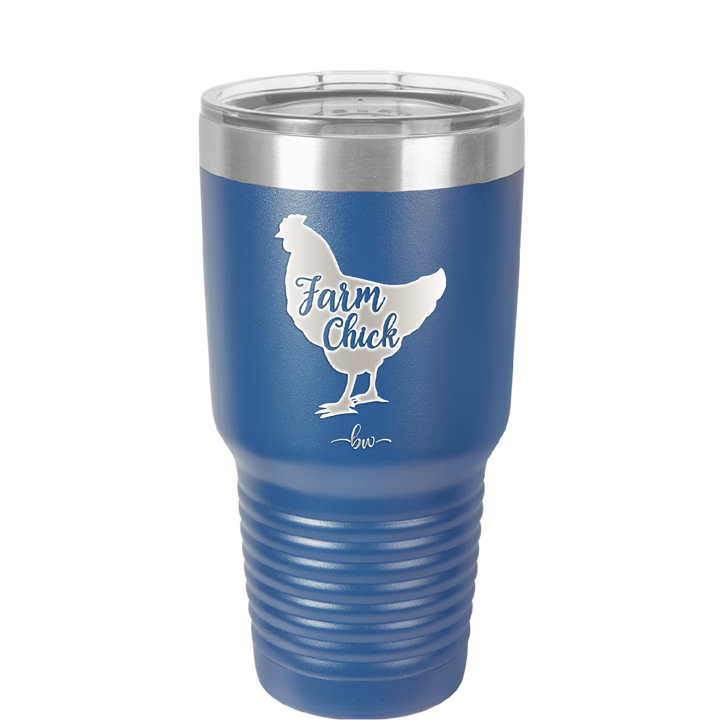 Farm Chick - Laser Engraved Stainless Steel Drinkware - 2107 -