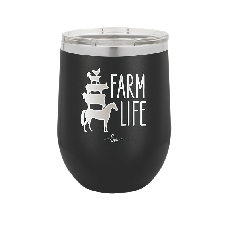 Farm Life - Laser Engraved Stainless Steel Drinkware - 2108 -
