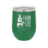 Farm Life - Laser Engraved Stainless Steel Drinkware - 2108 -